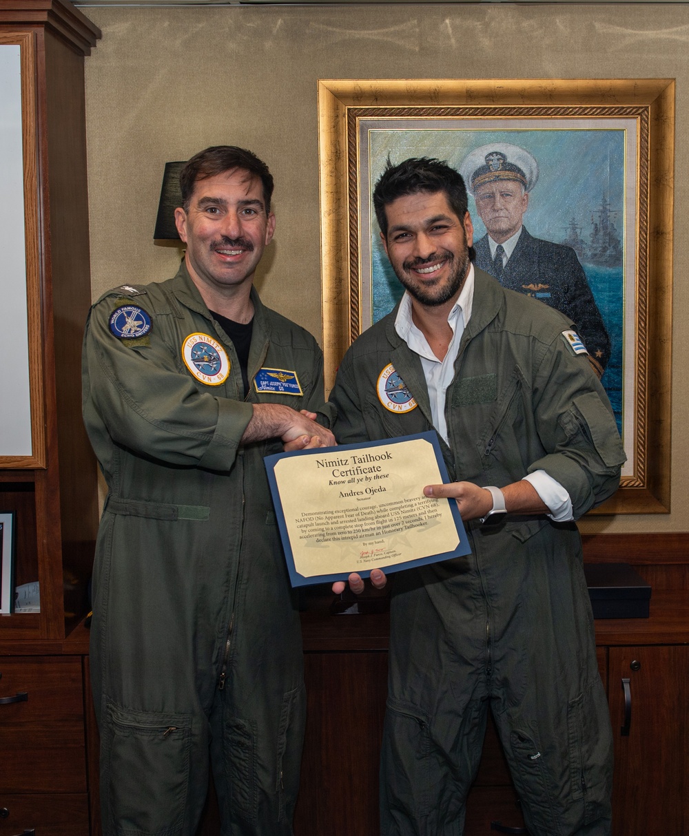 Uruguayan Distinguished Visitors Tour Nimitz