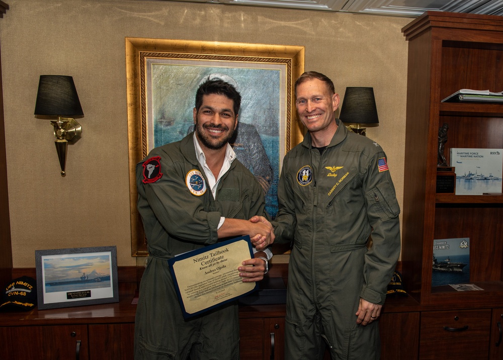 Uruguayan Distinguished Visitors Tour Nimitz