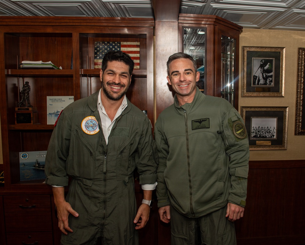 Uruguayan Distinguished Visitors Tour Nimitz