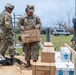 Sailors and Soldiers deliver emergency supplies for Saipan residents affected by Super Typhoon Sinlaku