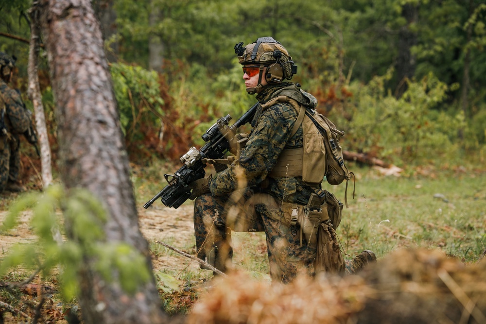 2026 Marine Corps Annual Rifle Squad Competition Day Ambush