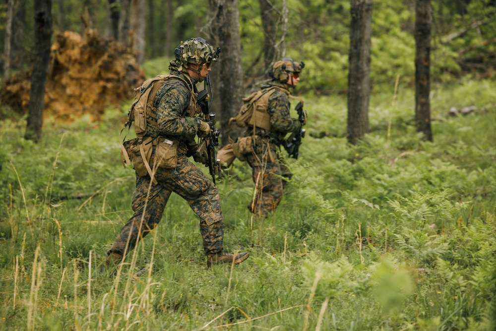 2026 Marine Corps Annual Rifle Squad Competition Day Ambush
