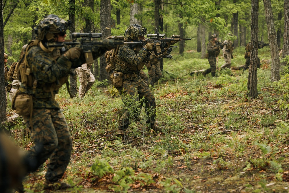 2026 Marine Corps Annual Rifle Squad Competition Day Ambush