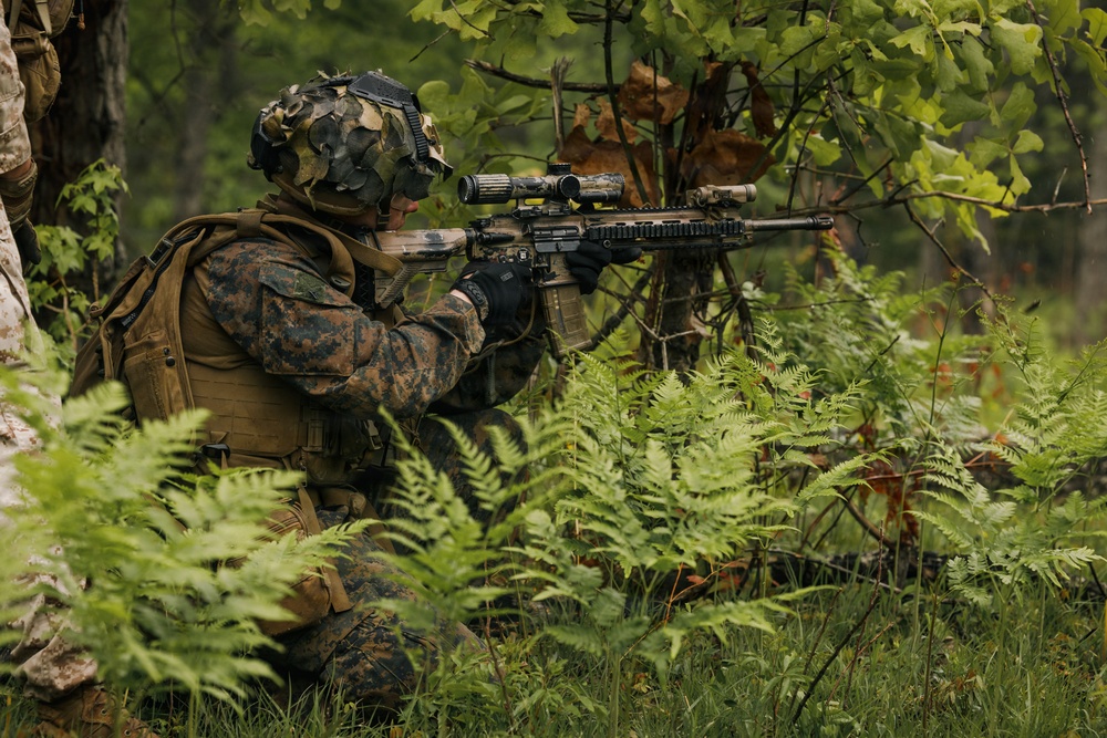 2026 Marine Corps Annual Rifle Squad Competition Day Ambush