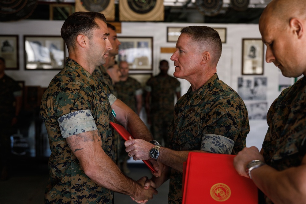Marines awarded for achievements during International Sniper