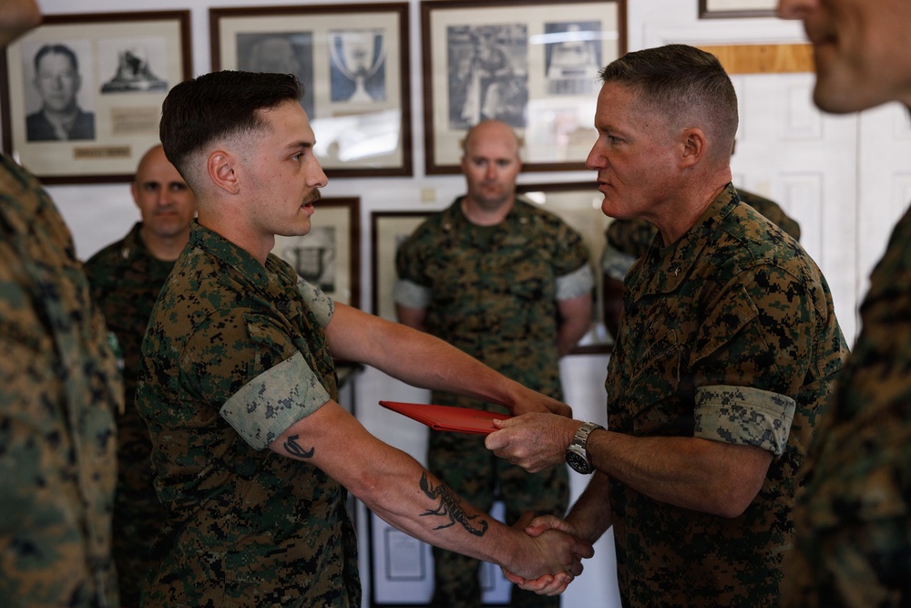 Marines awarded for achievements during International Sniper