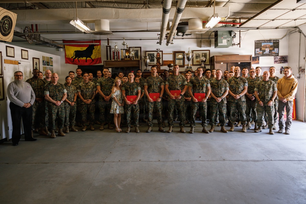 Marines awarded for achievements during International Sniper