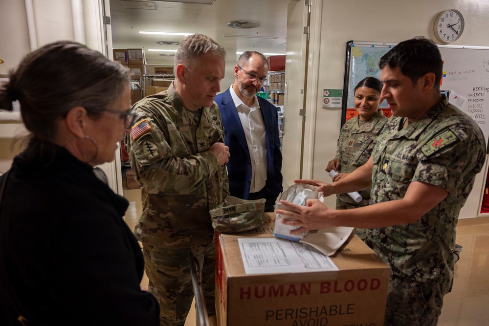 Defense Health Agency’s Force Health Protection division team conducts site visit at U.S. Pacific Command Armed Services Blood Bank Center