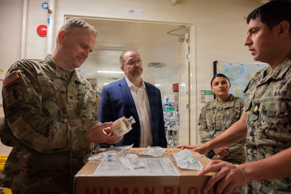 Defense Health Agency’s Force Health Protection division team conducts site visit at U.S. Pacific Command Armed Services Blood Bank Center