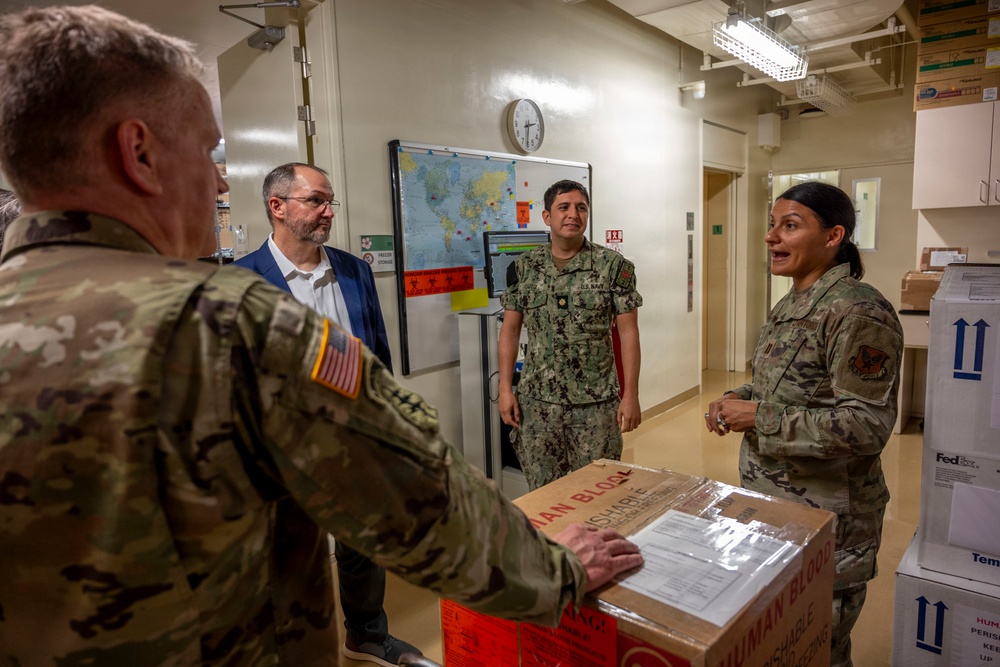 Defense Health Agency’s Force Health Protection division team conducts site visit at U.S. Pacific Command Armed Services Blood Bank Center