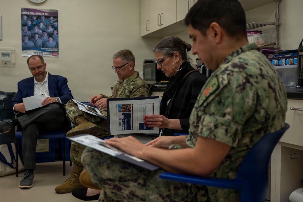 Defense Health Agency’s Force Health Protection division team conducts site visit at U.S. Pacific Command Armed Services Blood Bank Center