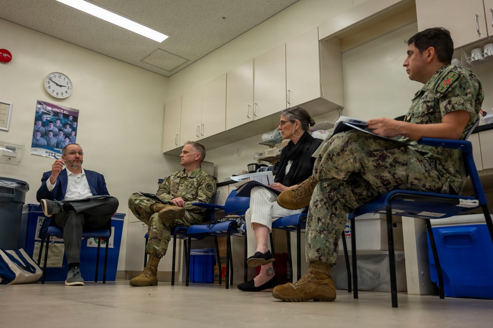 Defense Health Agency’s Force Health Protection division team conducts site visit at U.S. Pacific Command Armed Services Blood Bank Center