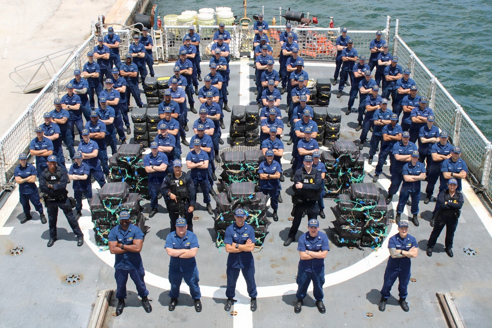 Coast Guard Cutter Escanaba returns home after Eastern Pacific Ocean, Caribbean Sea patrol