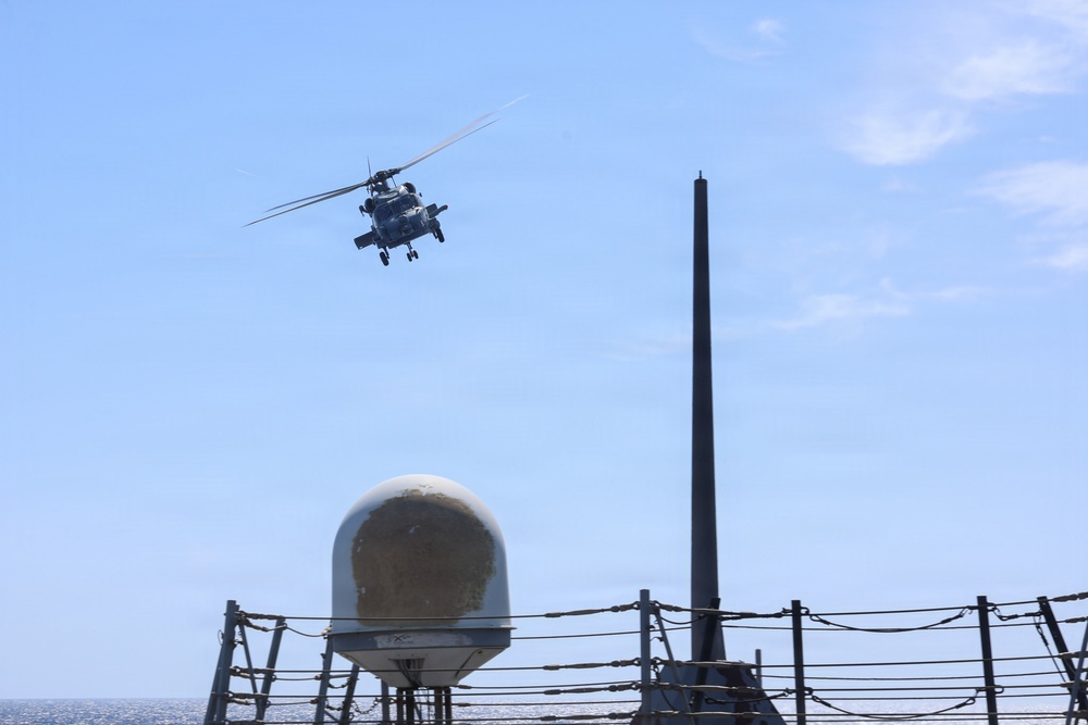 USS Thomas Hudner (DDG 116) Conducts Flight Operations