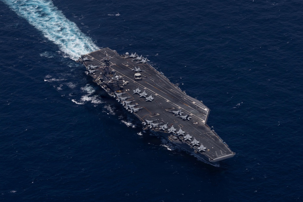 USS George H.W. Bush Sails in Arabian Sea