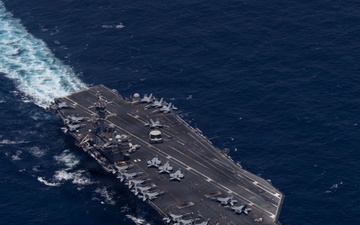 USS George H.W. Bush Sails in Arabian Sea