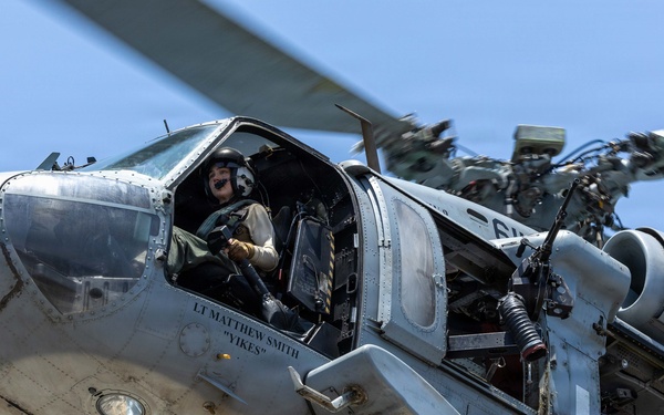 U.S. Navy MH-60 Sea Hawks support Project Freedom