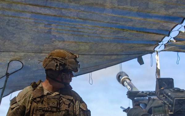 Balikatan 2026: 25th Infantry Division fires howitzers during counter landing exercise