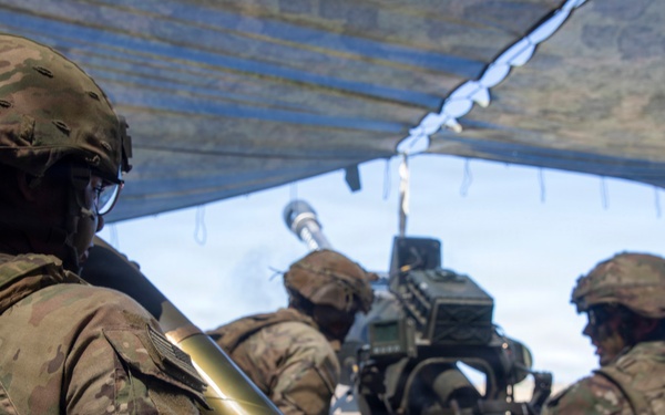 Balikatan 2026: 25th Infantry Division fires howitzers during counter landing exercise