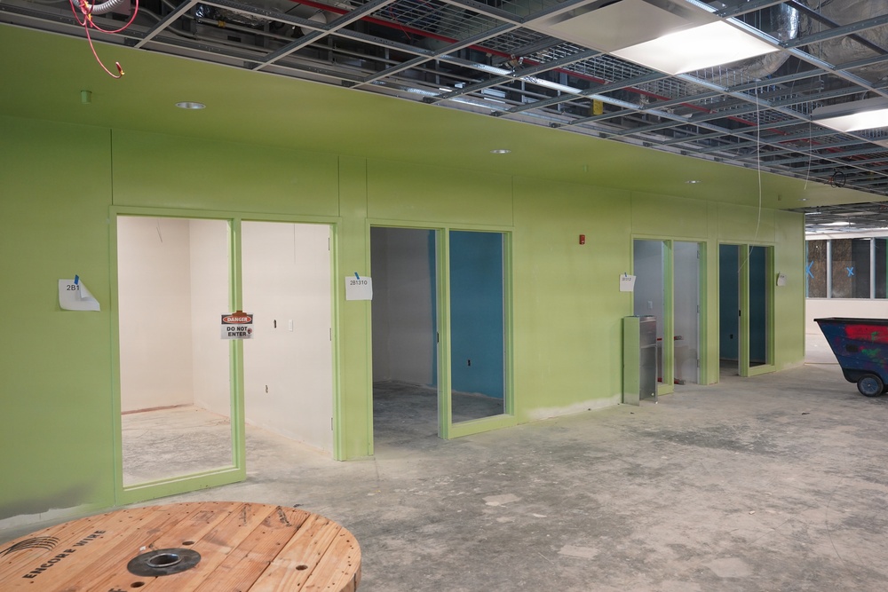 Construction continues on the Louisville Medical Center Apri 29 , 2026