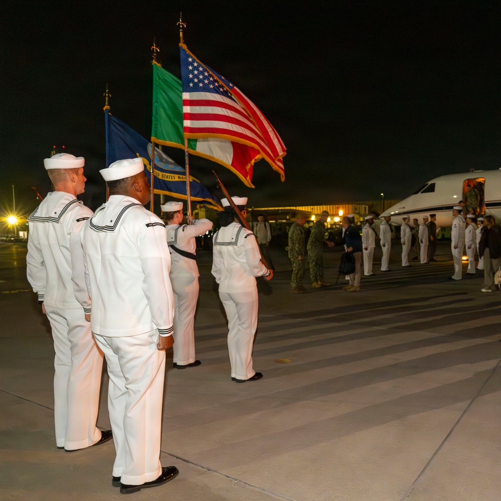 NAS Sigonella hosts SECNAV