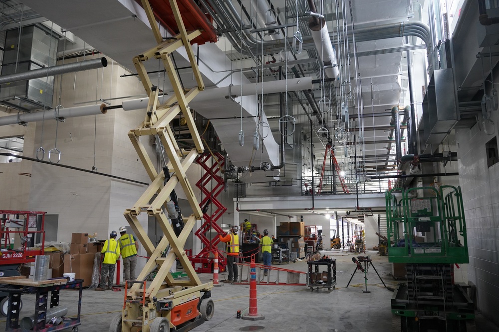 Construction continues on the Louisville Medical Center Apri 29 , 2026