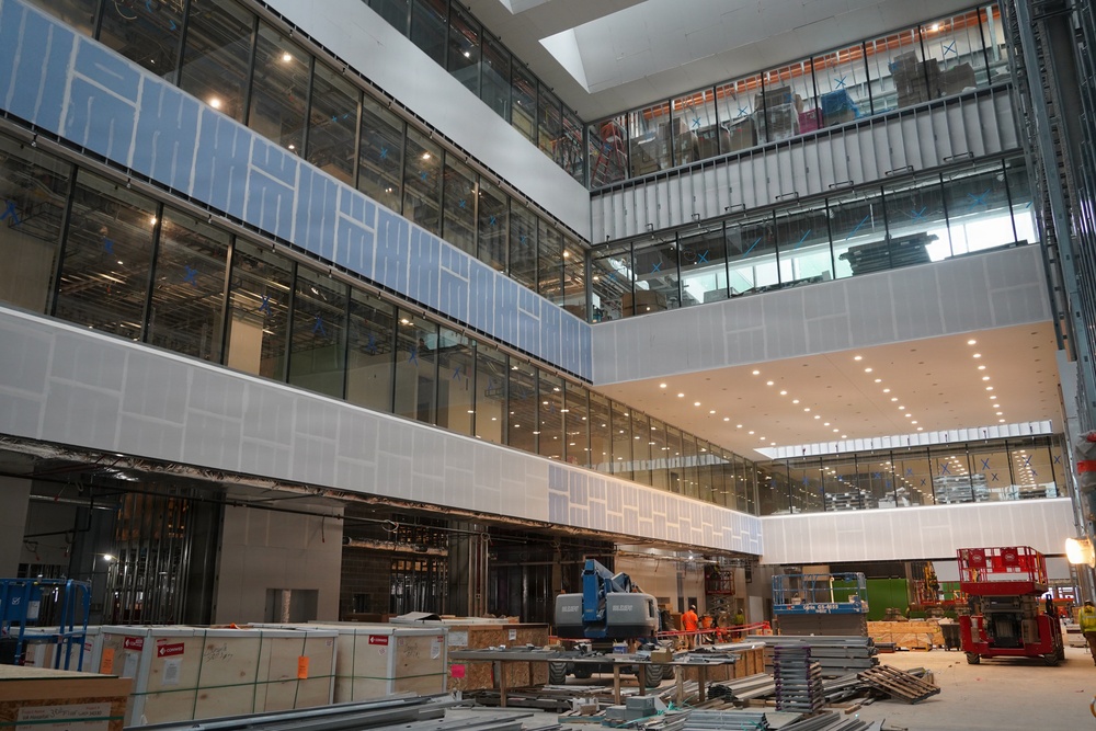 Construction continues on the Louisville Medical Center Apri 29 , 2026