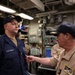 Rear Adm. Cahill Visits USS Farragut