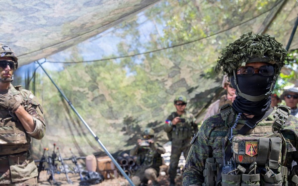 Balikatan 2026: 25th Infantry Division fires howitzers during counter landing exercise