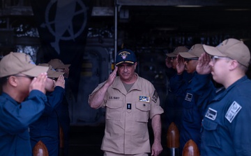 Rear Adm. Joe Cahill visits USS Nantucket (LCS 27)