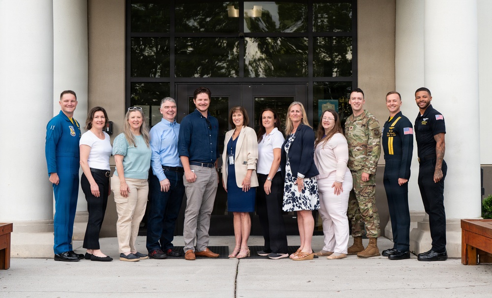 The Blue Angels visit the Palmetto Scholars Academy