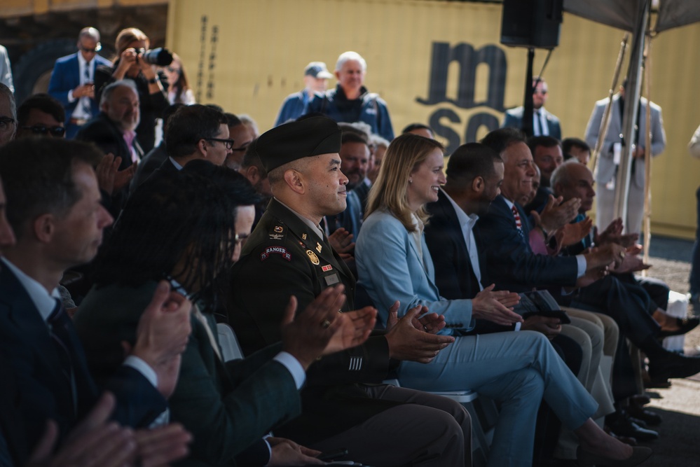 U.S. Army Corps of Engineers attends Sparrows Point Container Terminal ceremonial groundbreaking