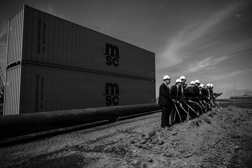 U.S. Army Corps of Engineers attends Sparrows Point Container Terminal ceremonial groundbreaking