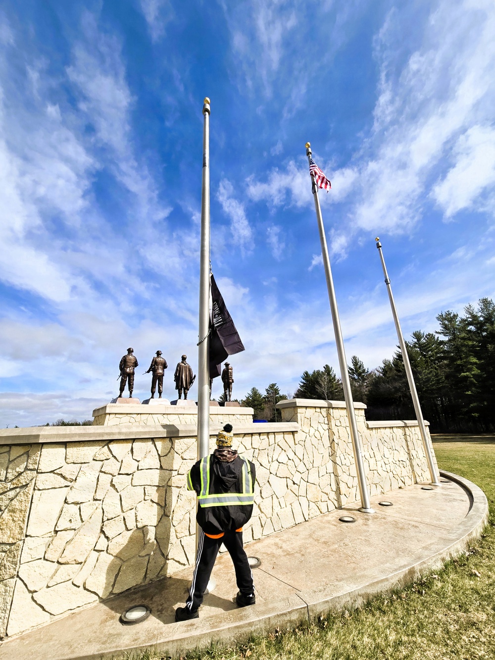 Veterans Memorial Plaza at Fort McCoy