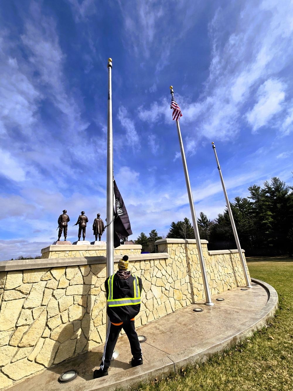 Veterans Memorial Plaza at Fort McCoy