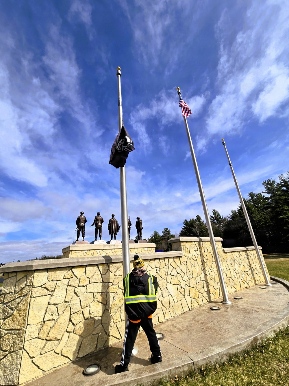 Veterans Memorial Plaza at Fort McCoy