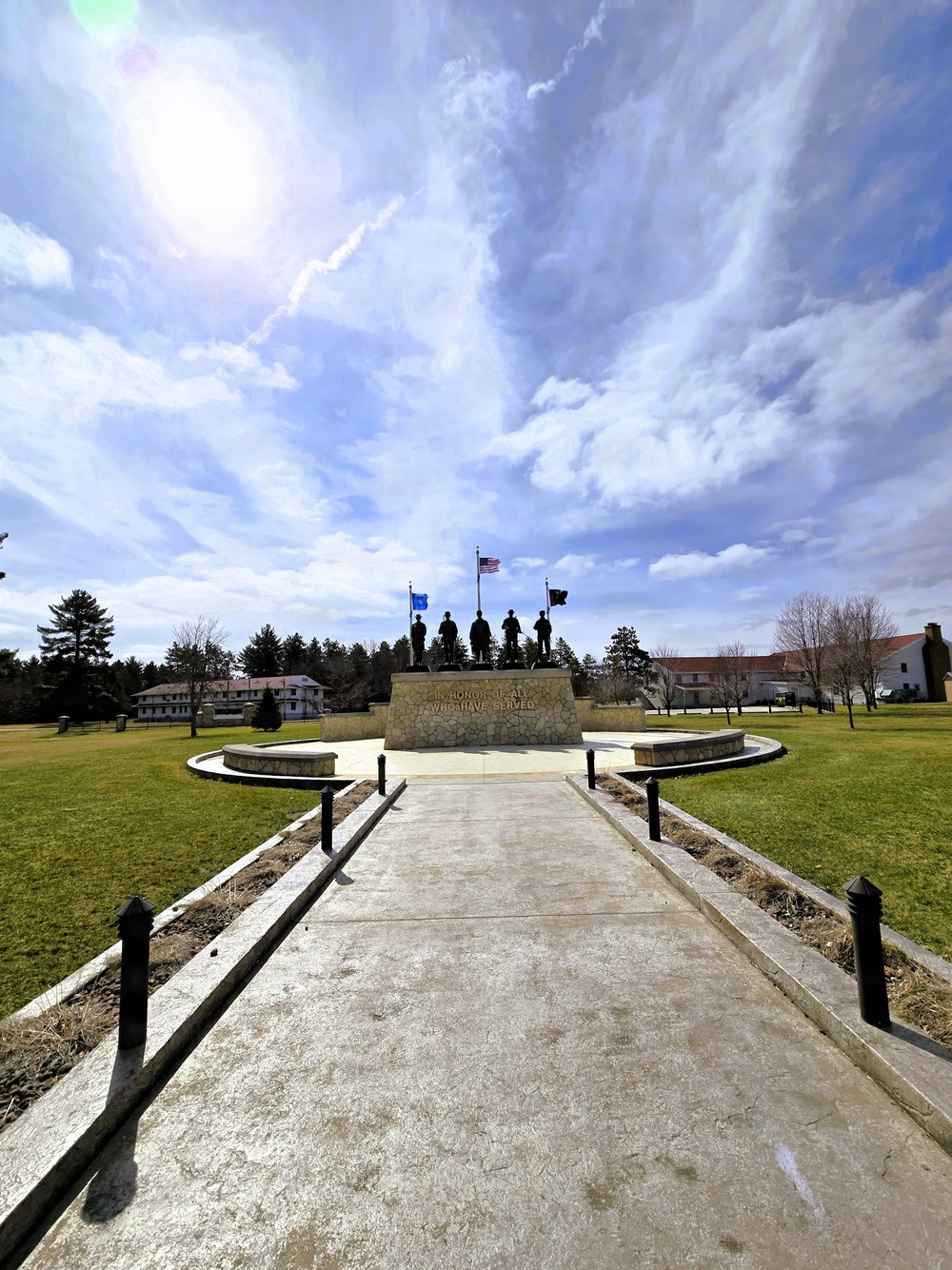 Veterans Memorial Plaza at Fort McCoy