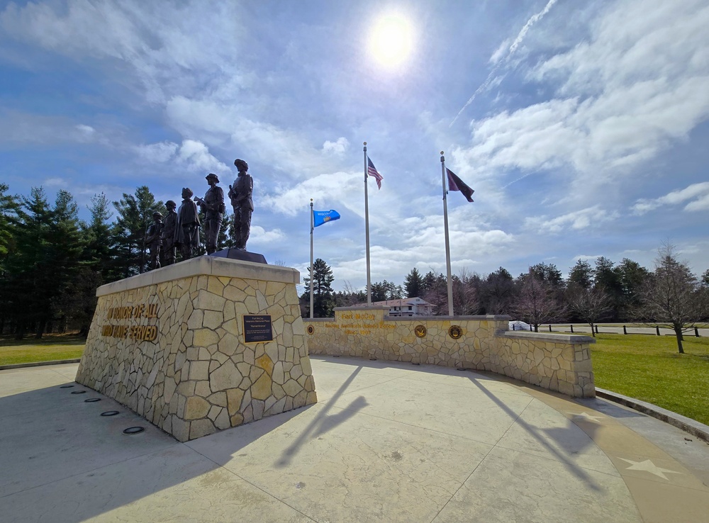Veterans Memorial Plaza at Fort McCoy