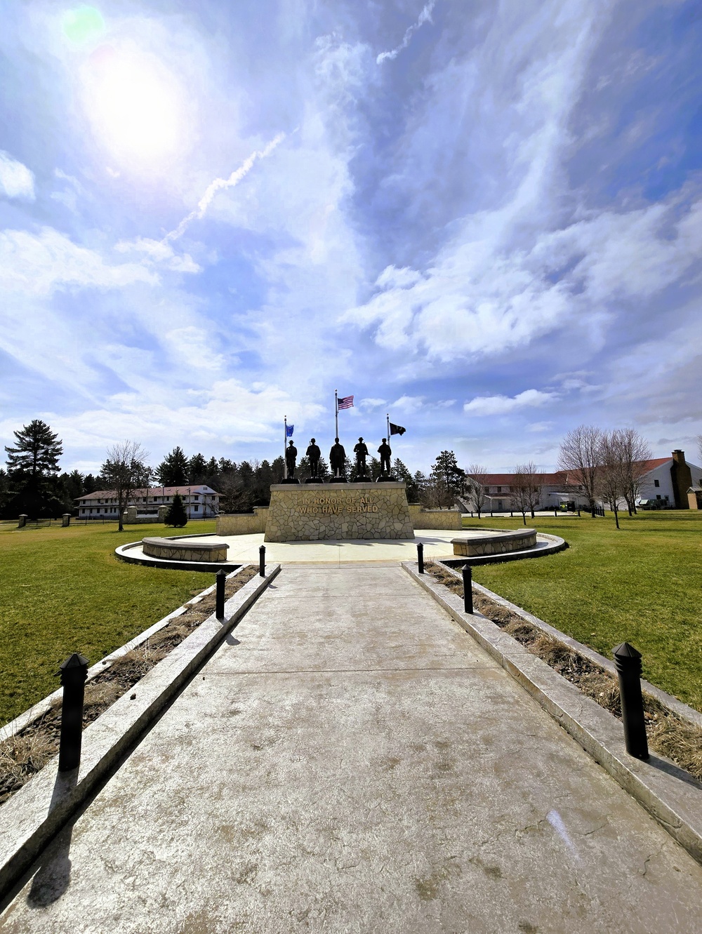 Veterans Memorial Plaza at Fort McCoy