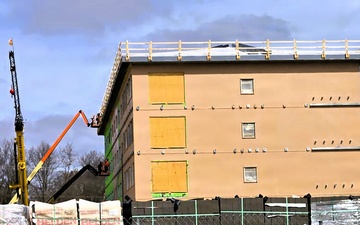 Photo Story: April 2026 construction operations for $55.75 million Collective Training Officers Quarters Project at Fort McCoy, Part  2