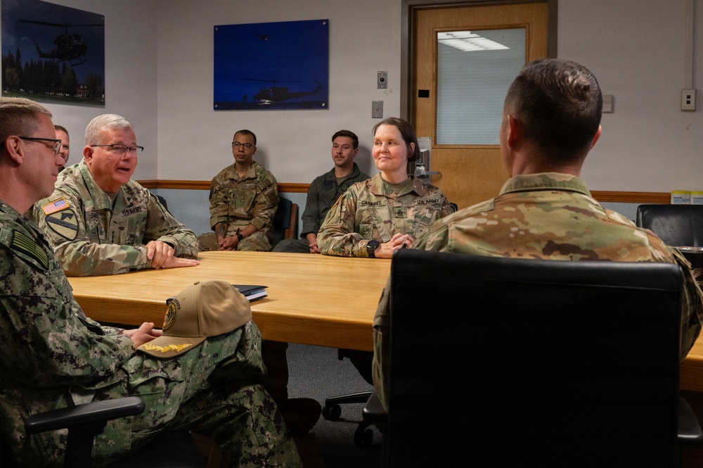 Lt. Gen. Mark Simerly Visits F.E. Warren AFB