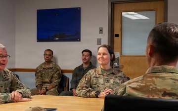 Lt. Gen. Mark Simerly Visits F.E. Warren AFB