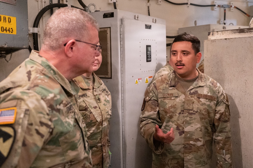 Lt. Gen. Mark Simerly Visits F.E. Warren AFB