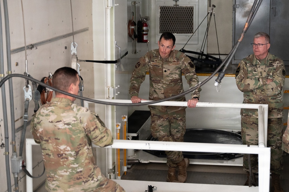 Lt. Gen. Mark Simerly Visits F.E. Warren AFB