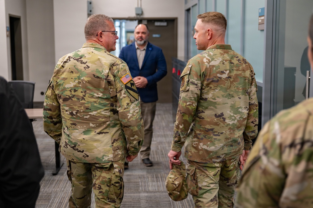 Lt. Gen. Mark Simerly Visits F.E. Warren AFB