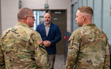 Lt. Gen. Mark Simerly Visits F.E. Warren AFB