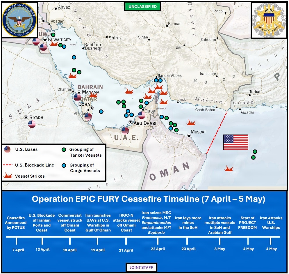 Operation EPIC FURY Ceasefire Timeline