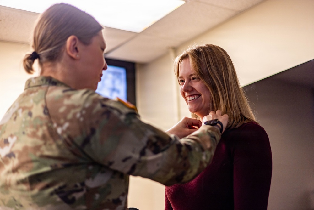 SGT. THACKERAY SAYS FAREWELL