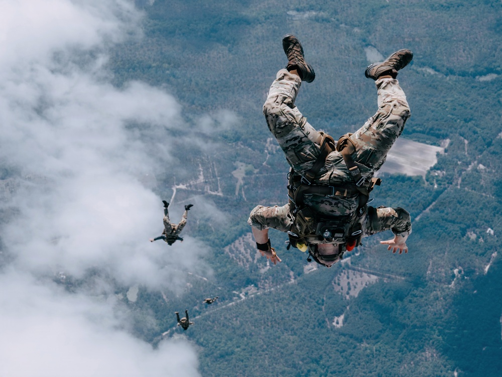Multinational Airborne Operations at Camp Mackall