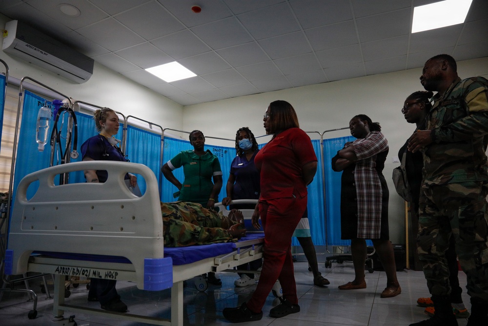 US, Ghana share ACLS best practices during AL26 MEDREX